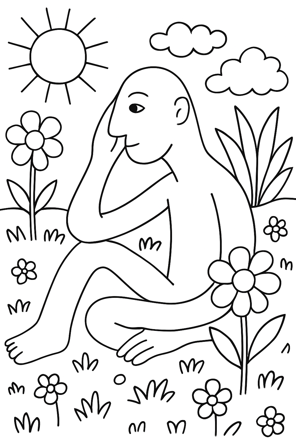 Abaporu para colorir 12