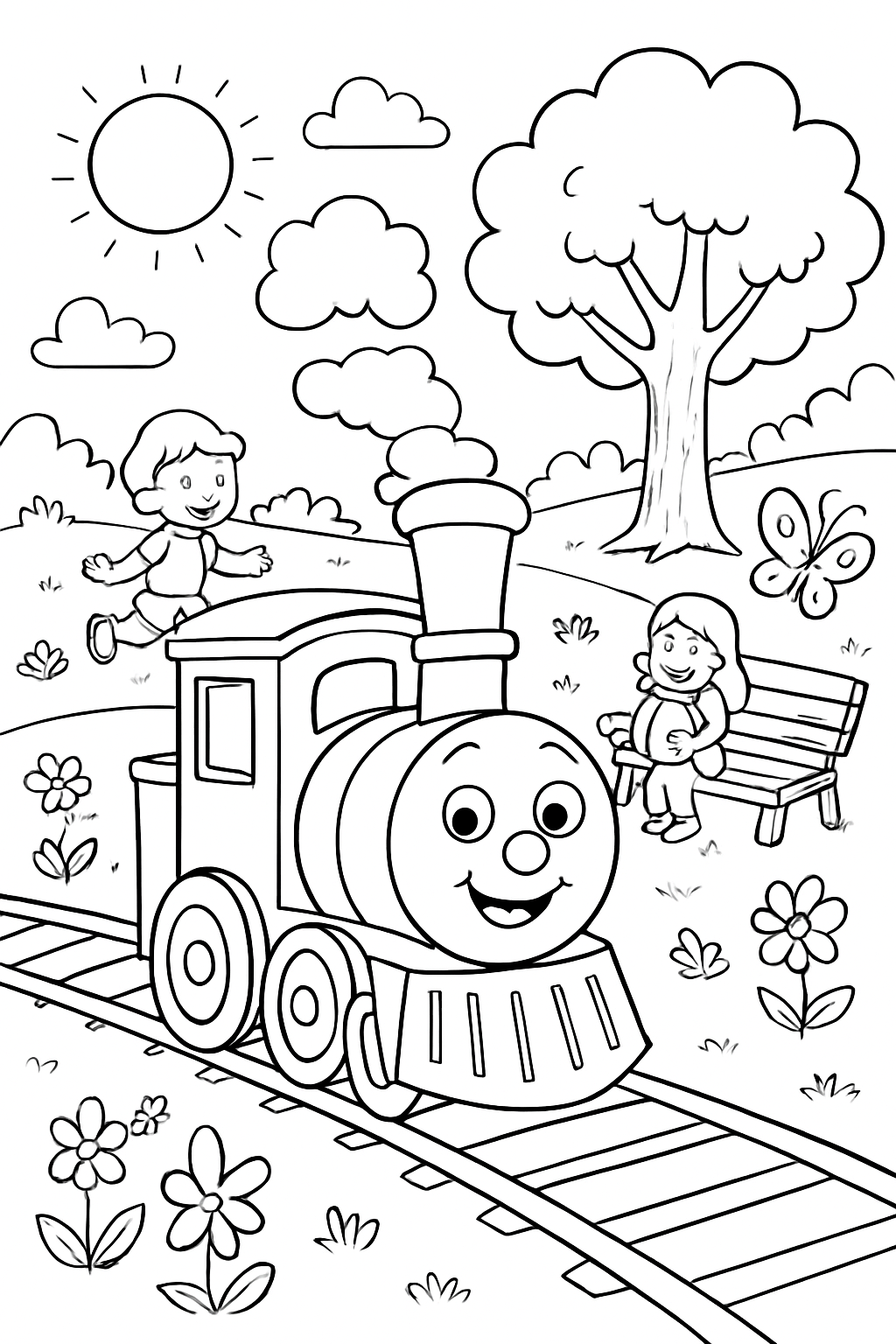 Bob, o Trem para colorir 03