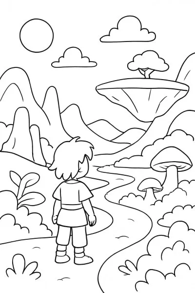 Avatar para colorir 10