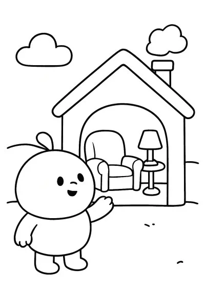 Bombombini Gusini para colorir 04