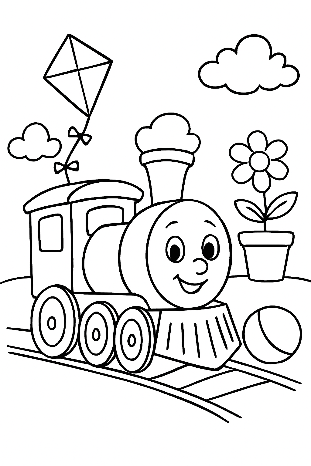 Bob, o Trem para colorir 07