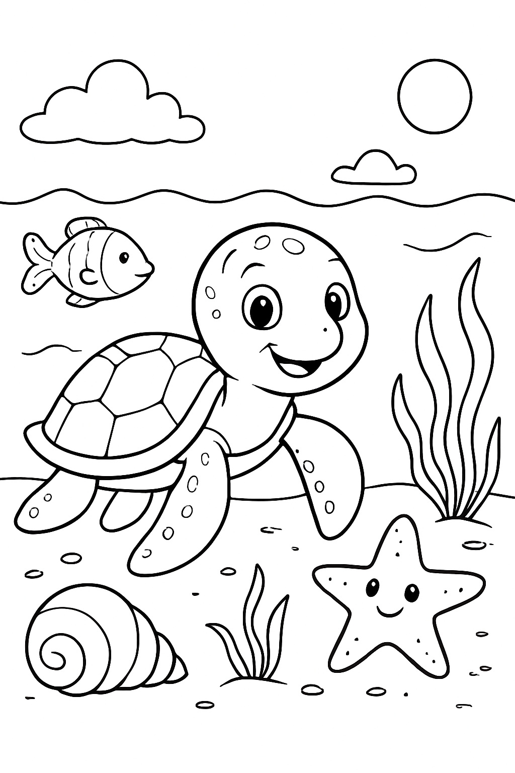 Animais Marinhos para colorir 08