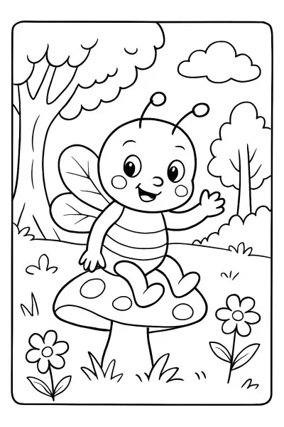 Bumblebee para colorir 05