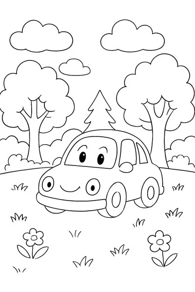 Carros para colorir 13