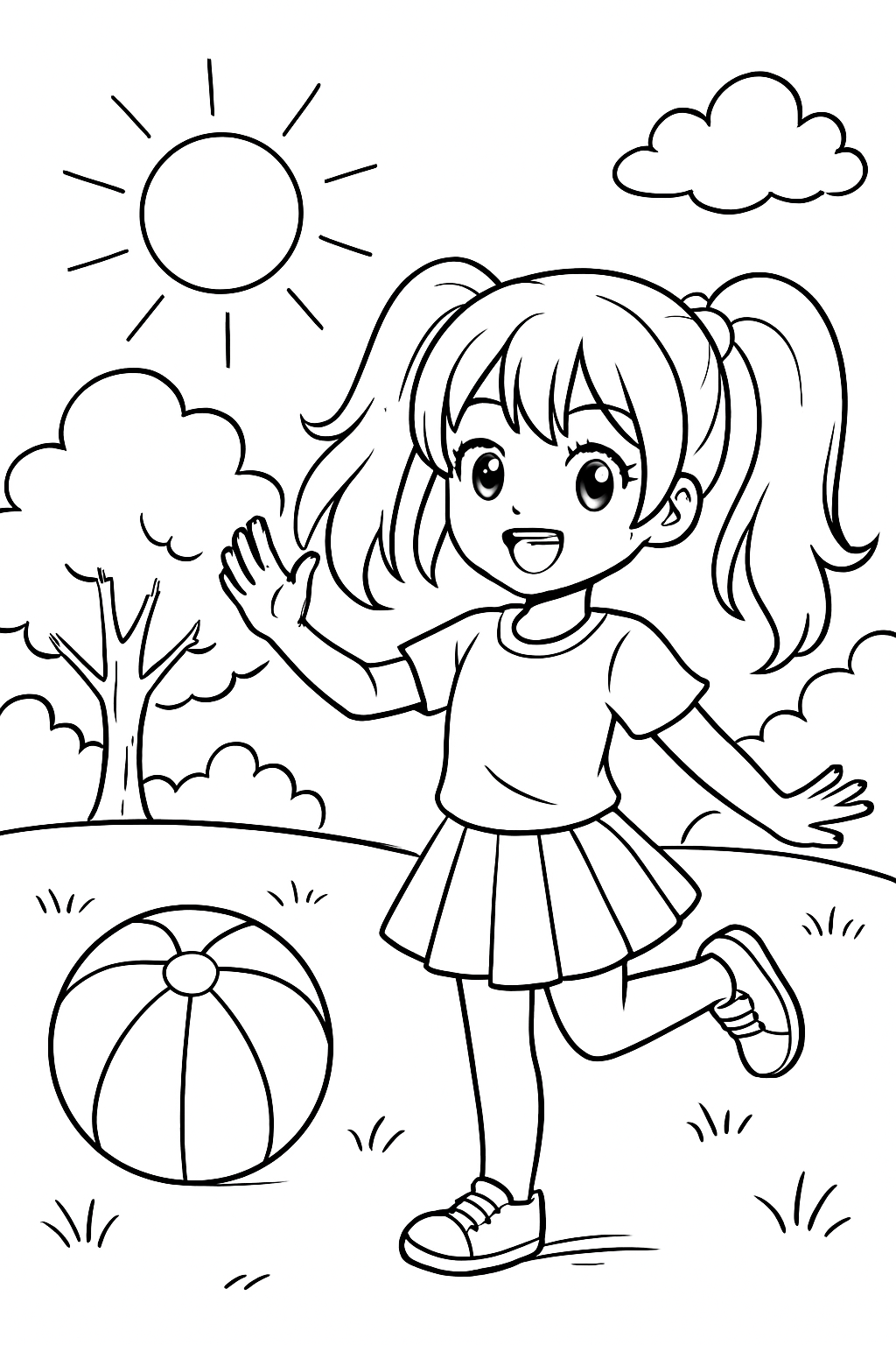 Anime para colorir 14