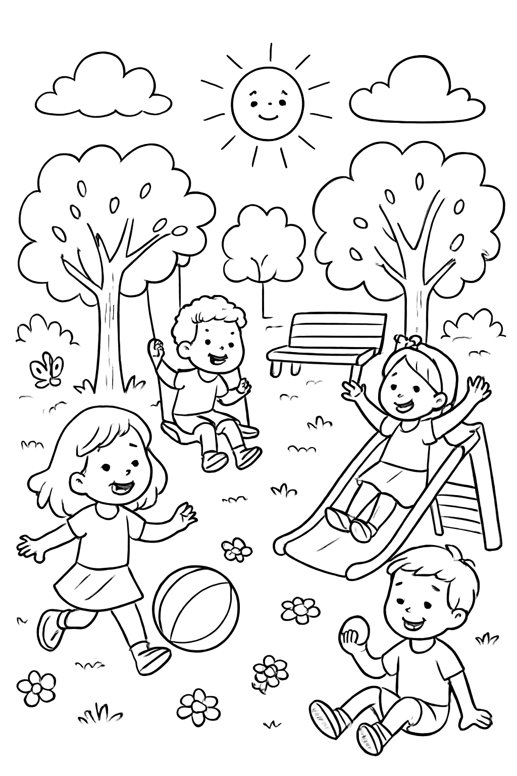 Cartão de Natal para colorir 03