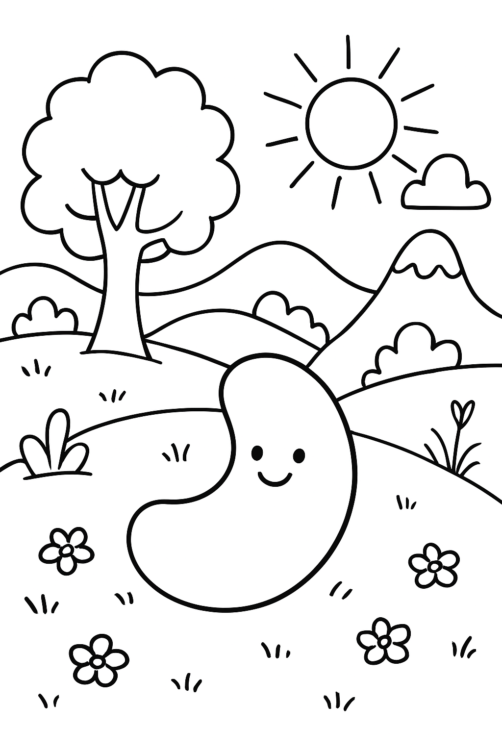 Caju para colorir 10