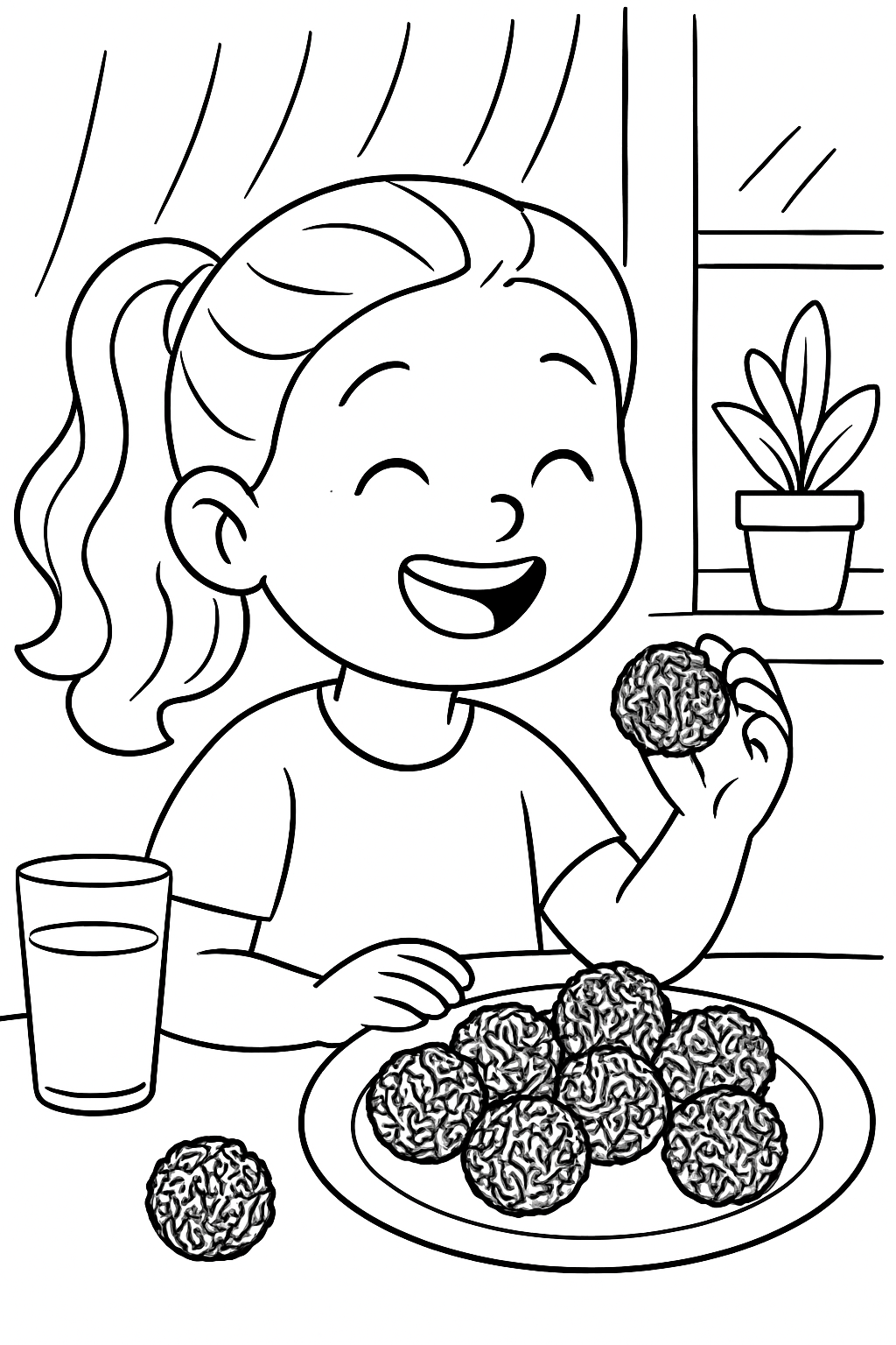Brigadeiro para colorir 09