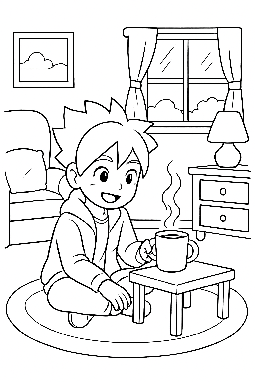 Boruto para colorir 15