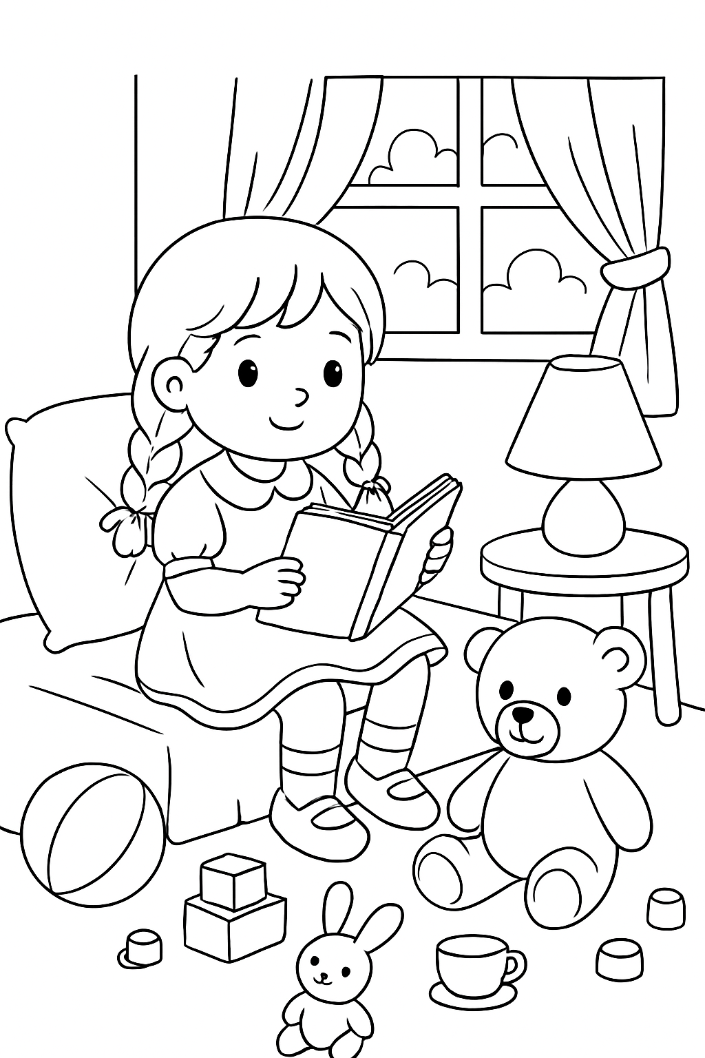 Bonecas para colorir 15