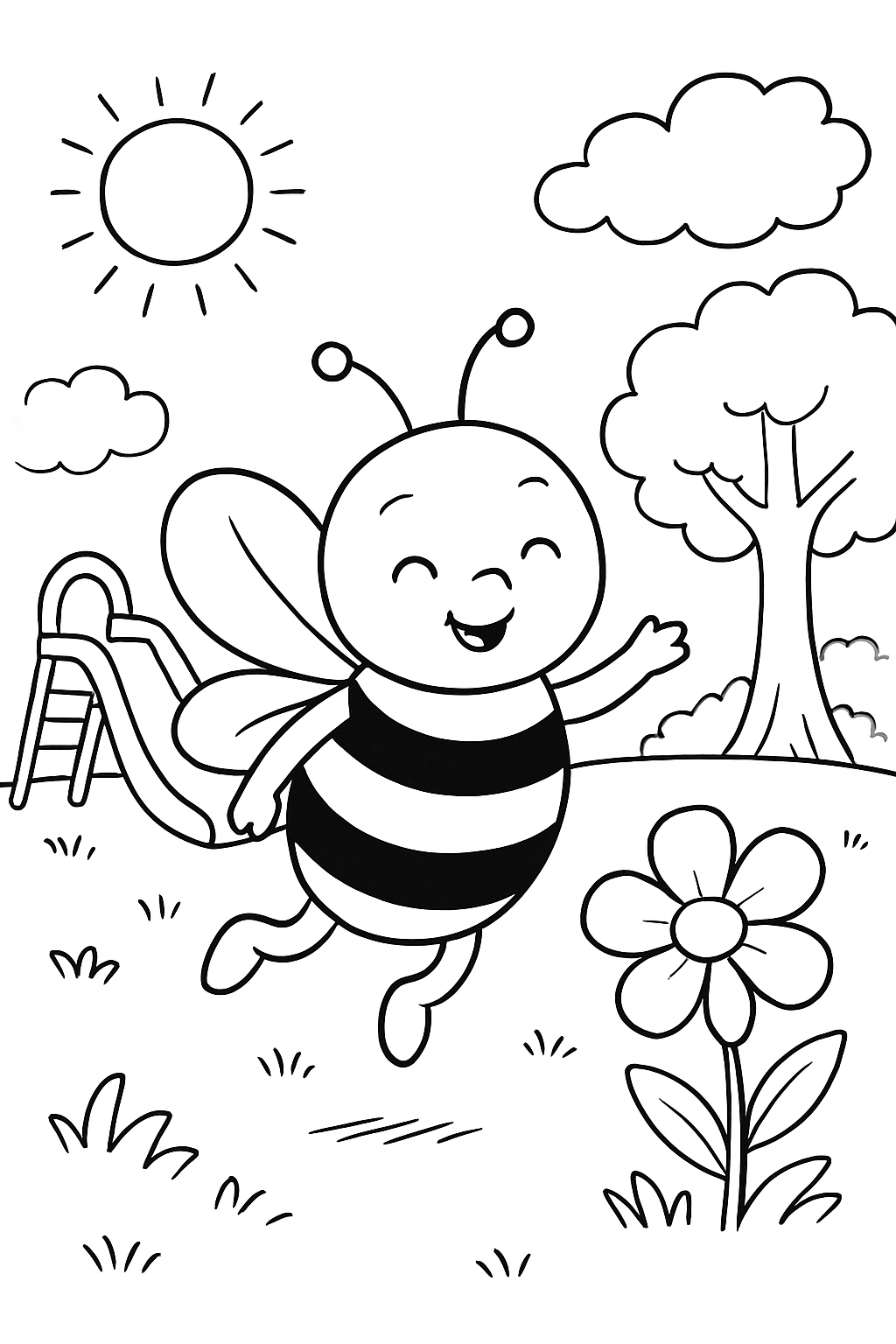 Bumblebee para colorir 14