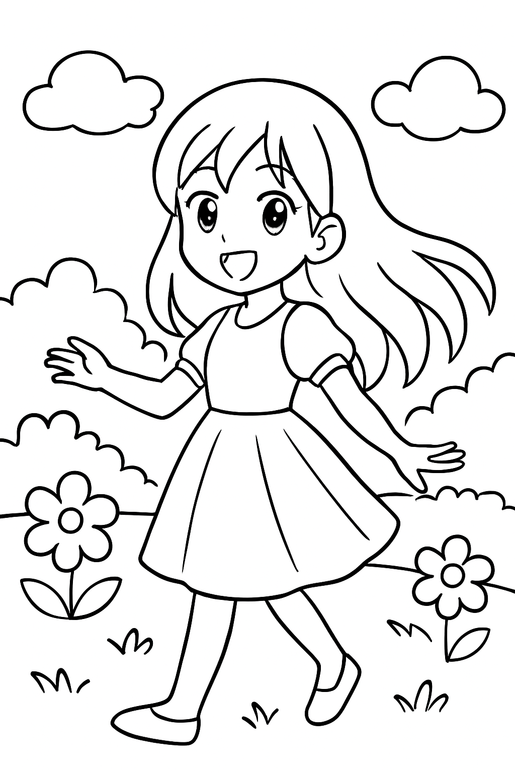 Anime para colorir 01