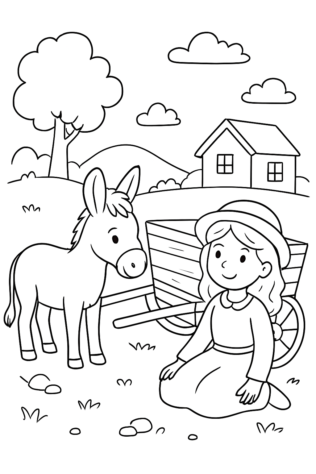 Carretas para colorir 15