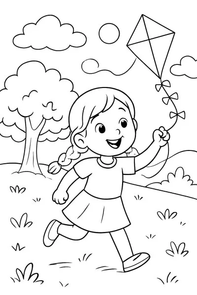 Bandeirinha para colorir 09