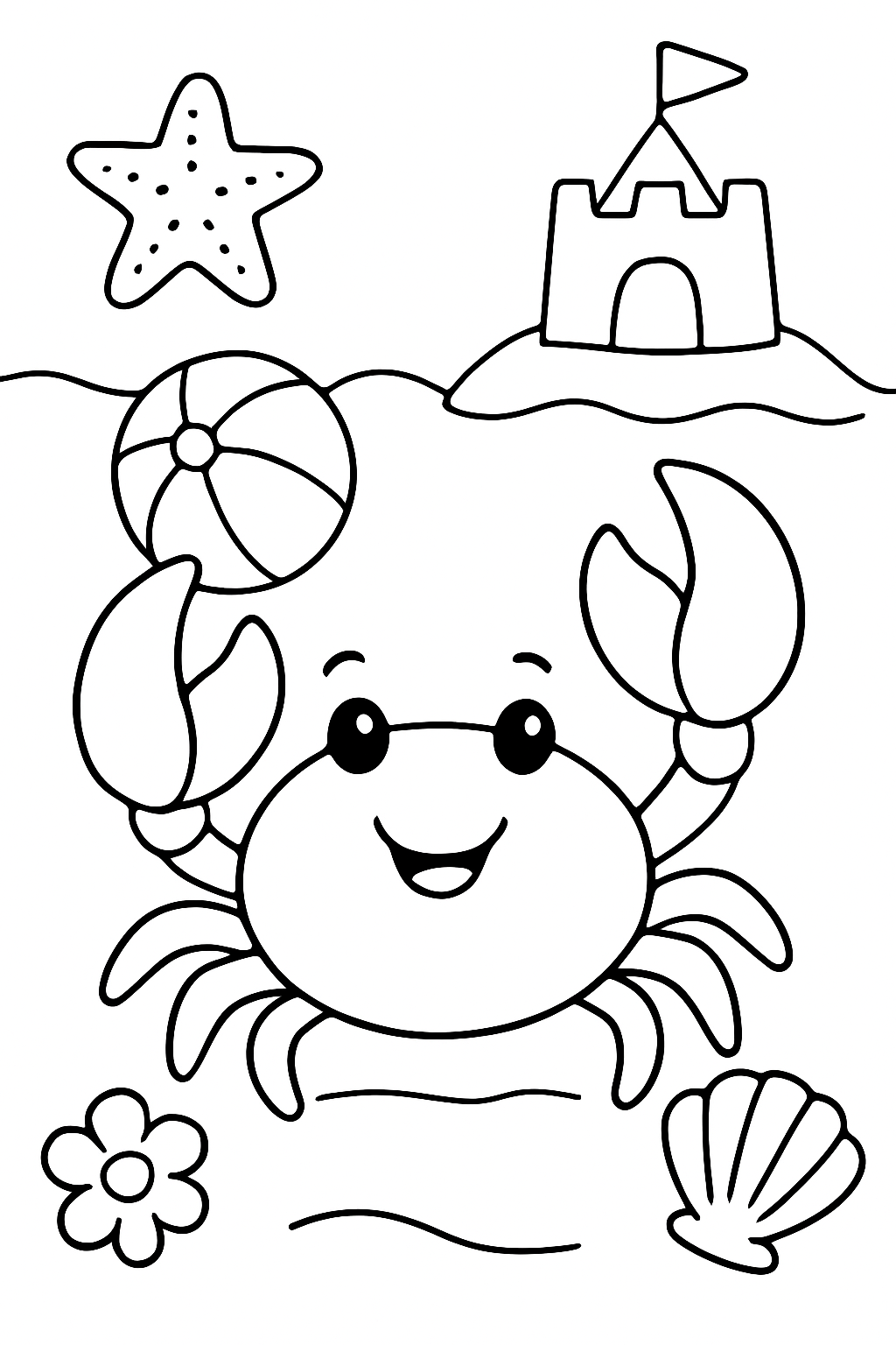 Caranguejo para colorir 07