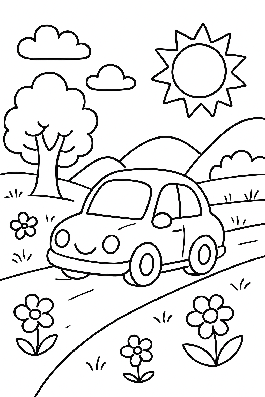Veículos para colorir 10