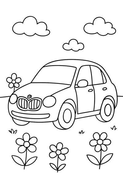 BMW para colorir 01