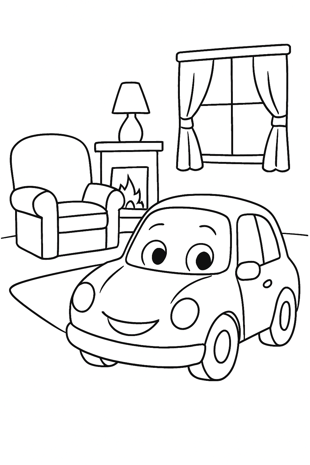 Carros para colorir 04
