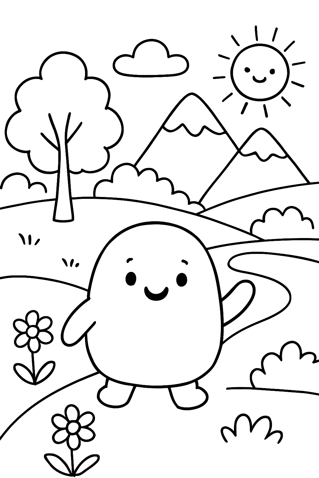 Boca para colorir 10