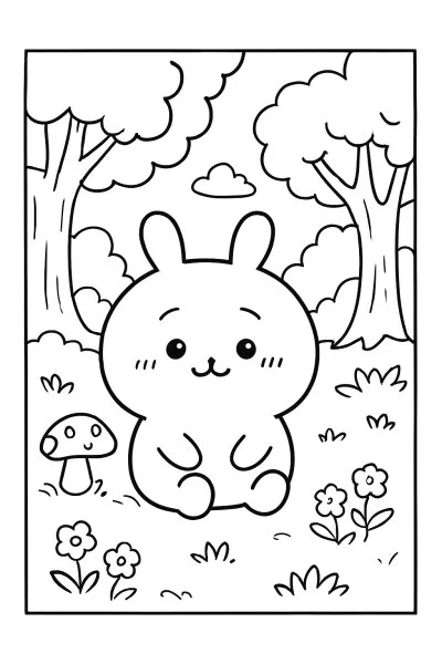 Chiikawa para colorir 02