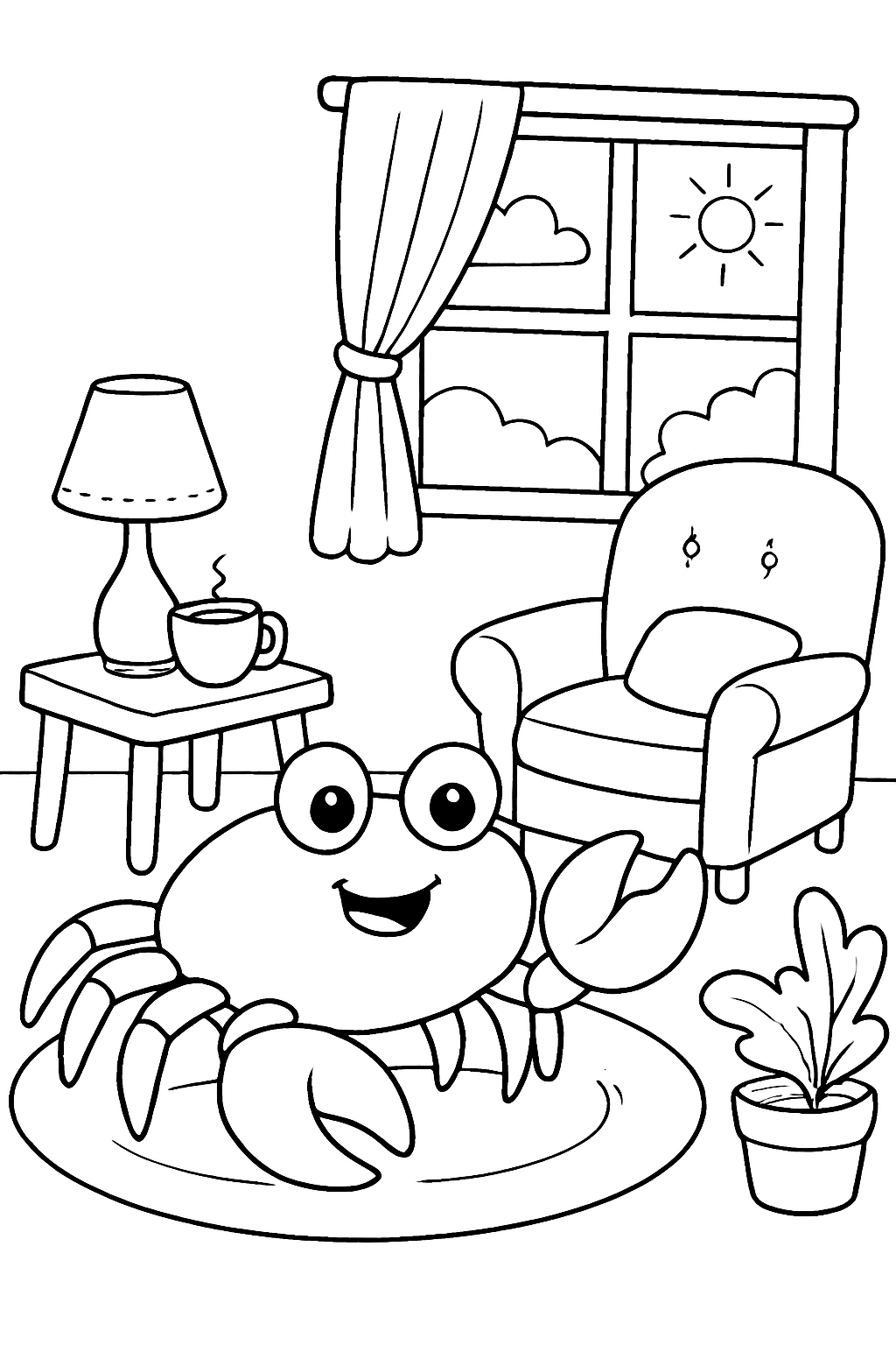 Caranguejo para colorir 15