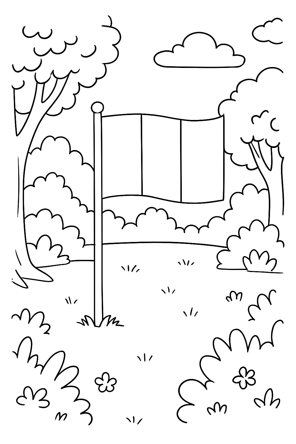 Bandeira da França para colorir 13