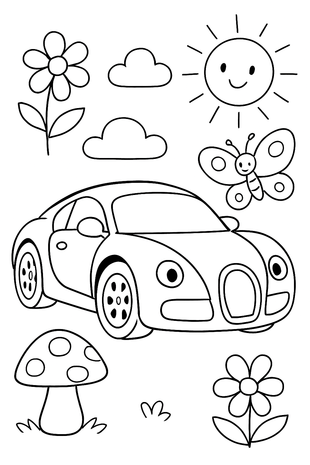 Bugatti para colorir 07
