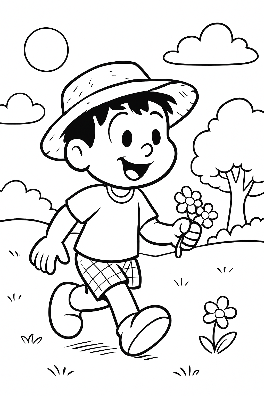 Chico Bento para colorir 11