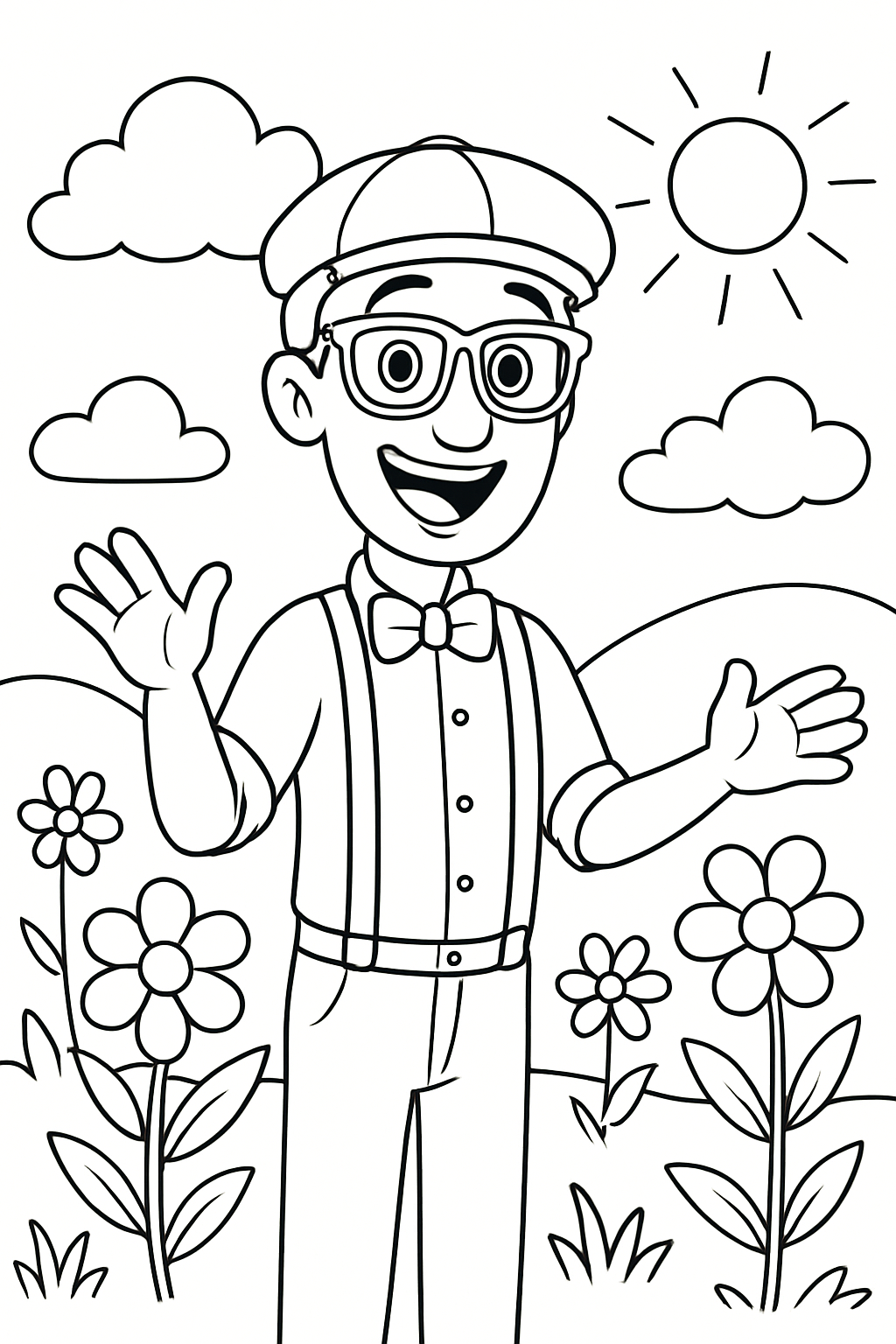 Blippi para colorir 12