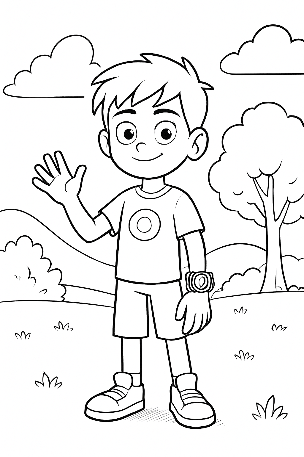 Ben 10 para colorir 08