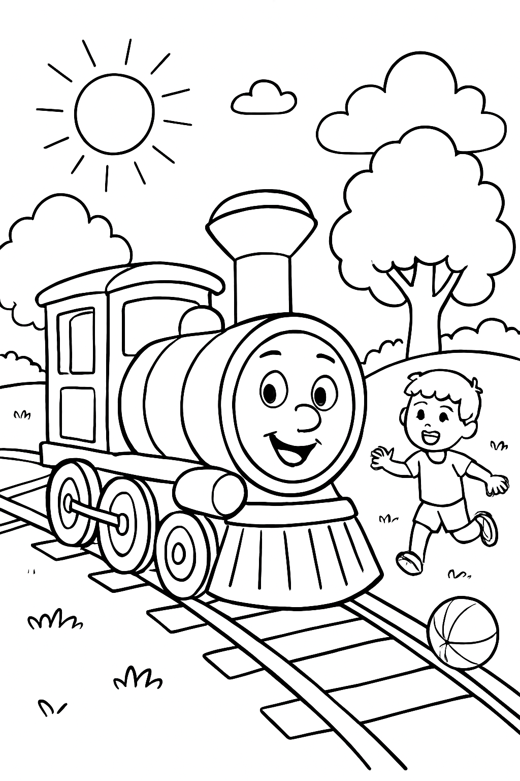 Bob, o Trem para colorir 14
