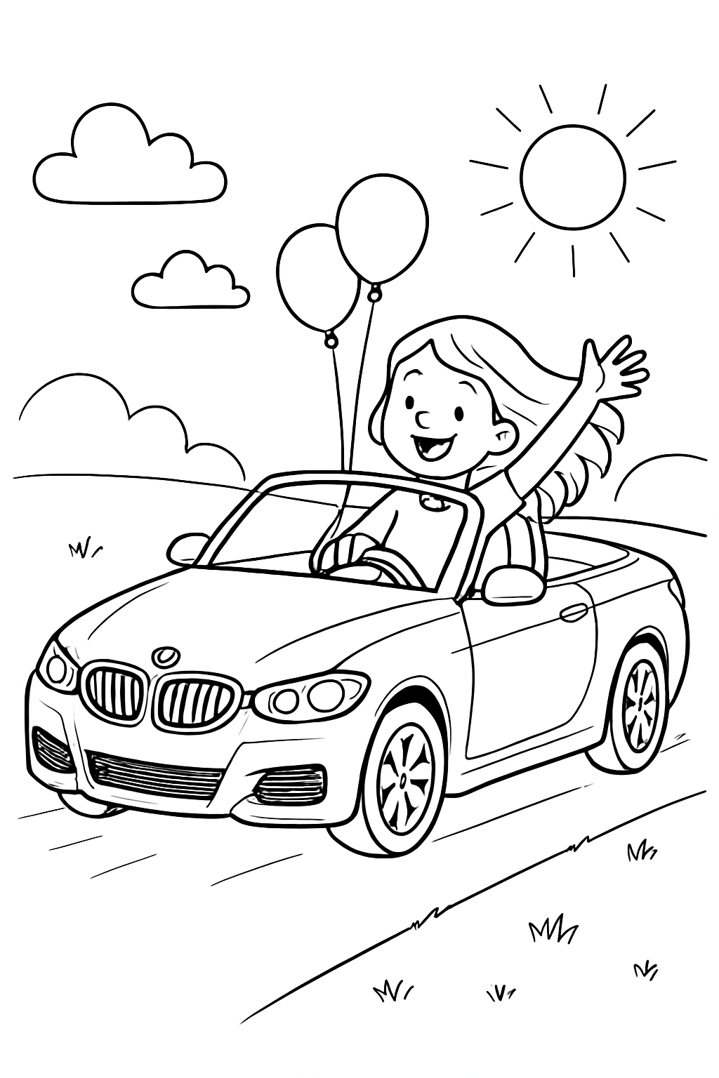 BMW para colorir 09