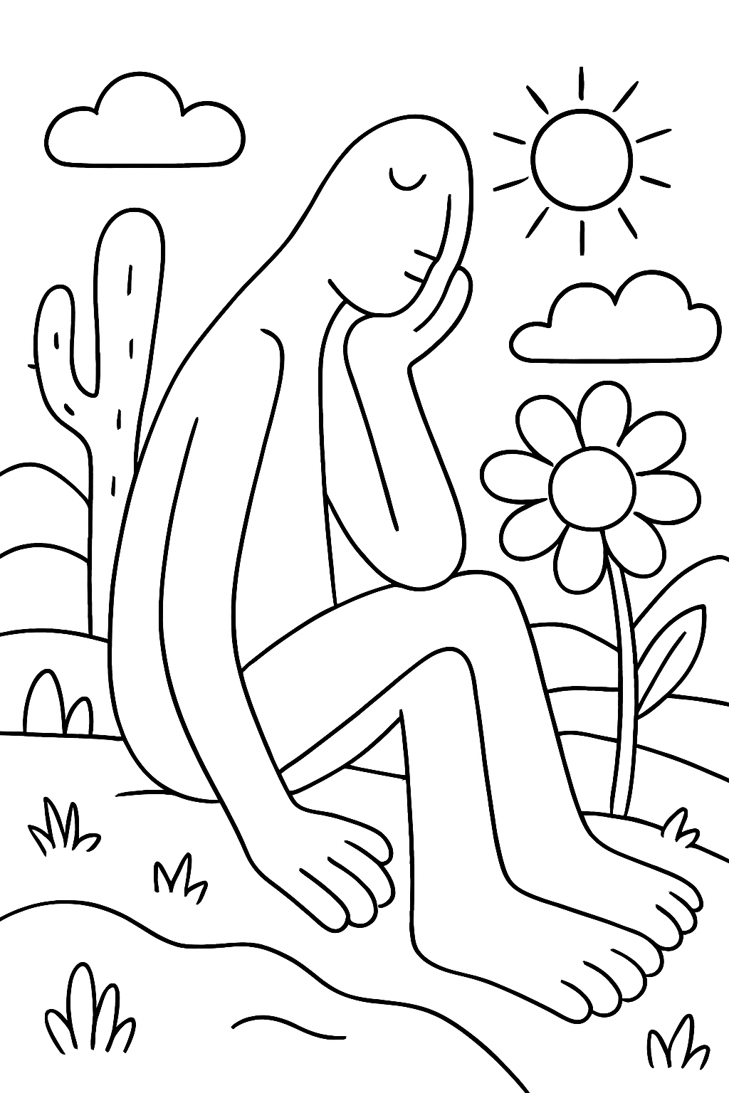 Abaporu para colorir 10