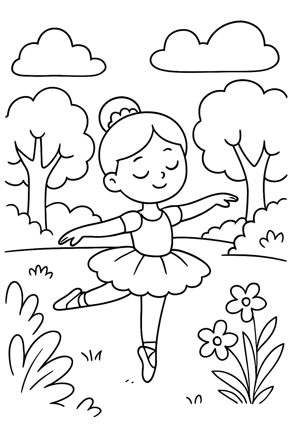 Ballerina Capuccina para colorir 13