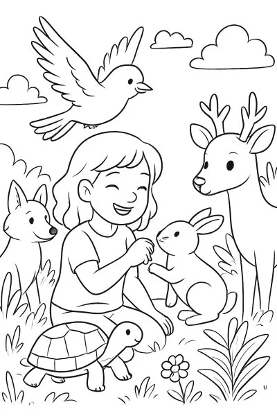 Cadeia Alimentar para colorir 09
