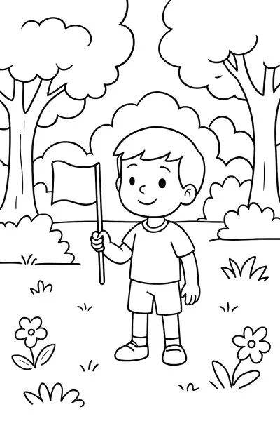 Bandeiras para colorir 13