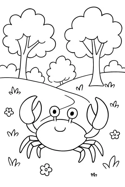 Caranguejo para colorir 13