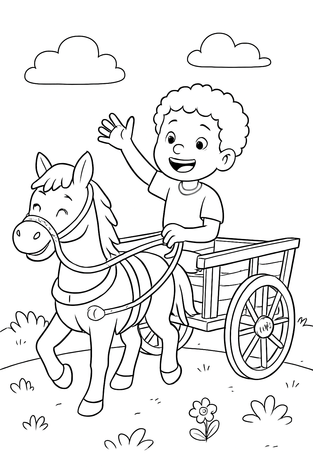 Carreta Furacão para colorir 09