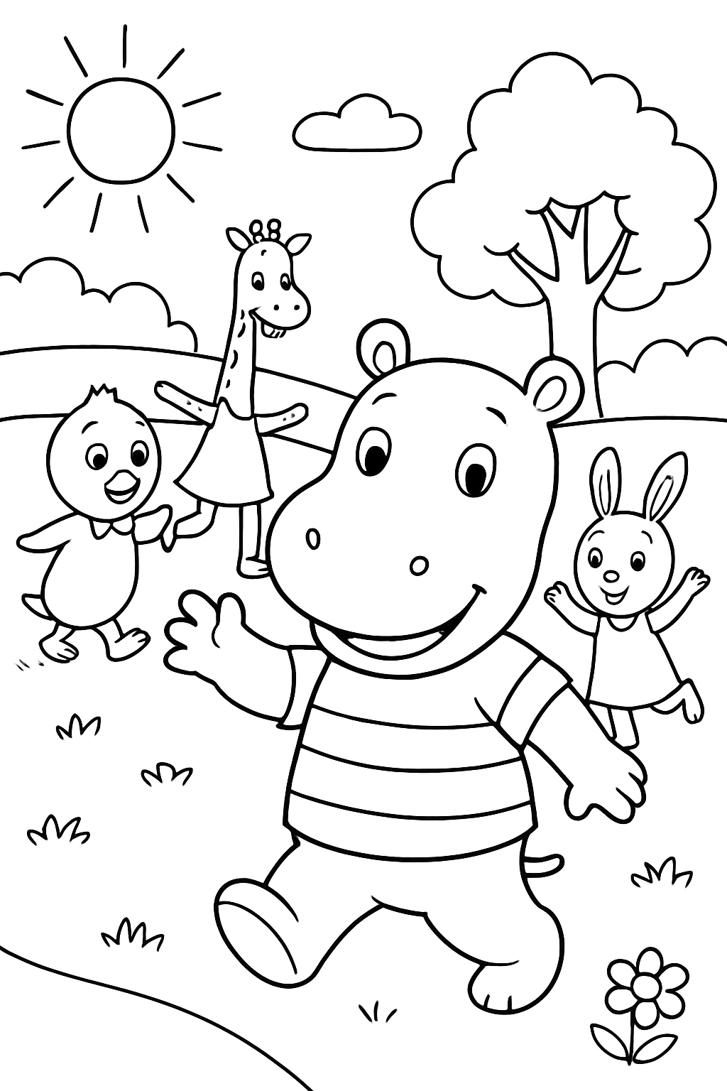 Backyardigans para colorir 14