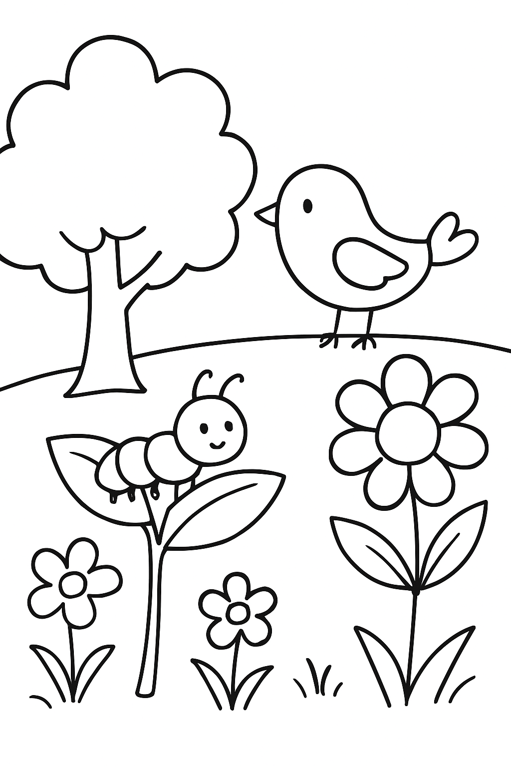Cadeia Alimentar para colorir 01