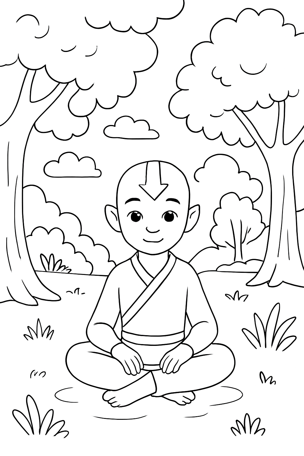 Avatar para colorir 13