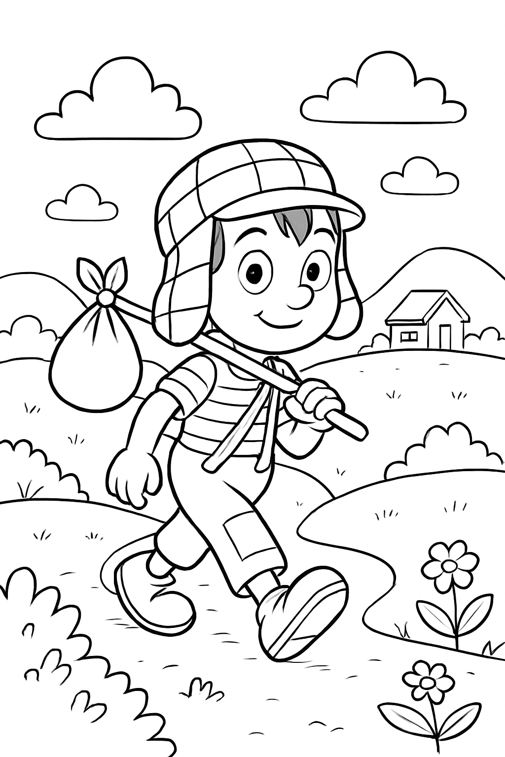 Chaves para colorir 06