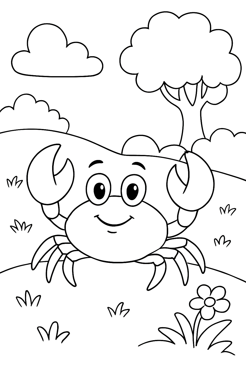 Caranguejo para colorir 05