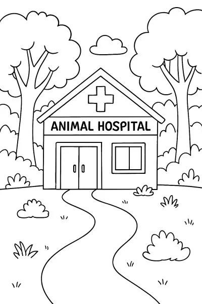 Animal Hospital (Anomaly) para colorir 13