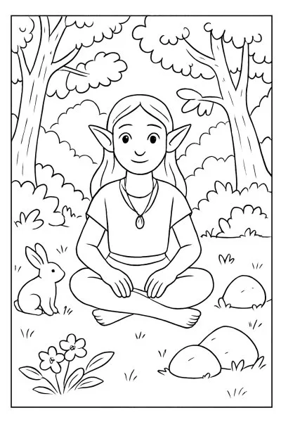 Avatar para colorir 02