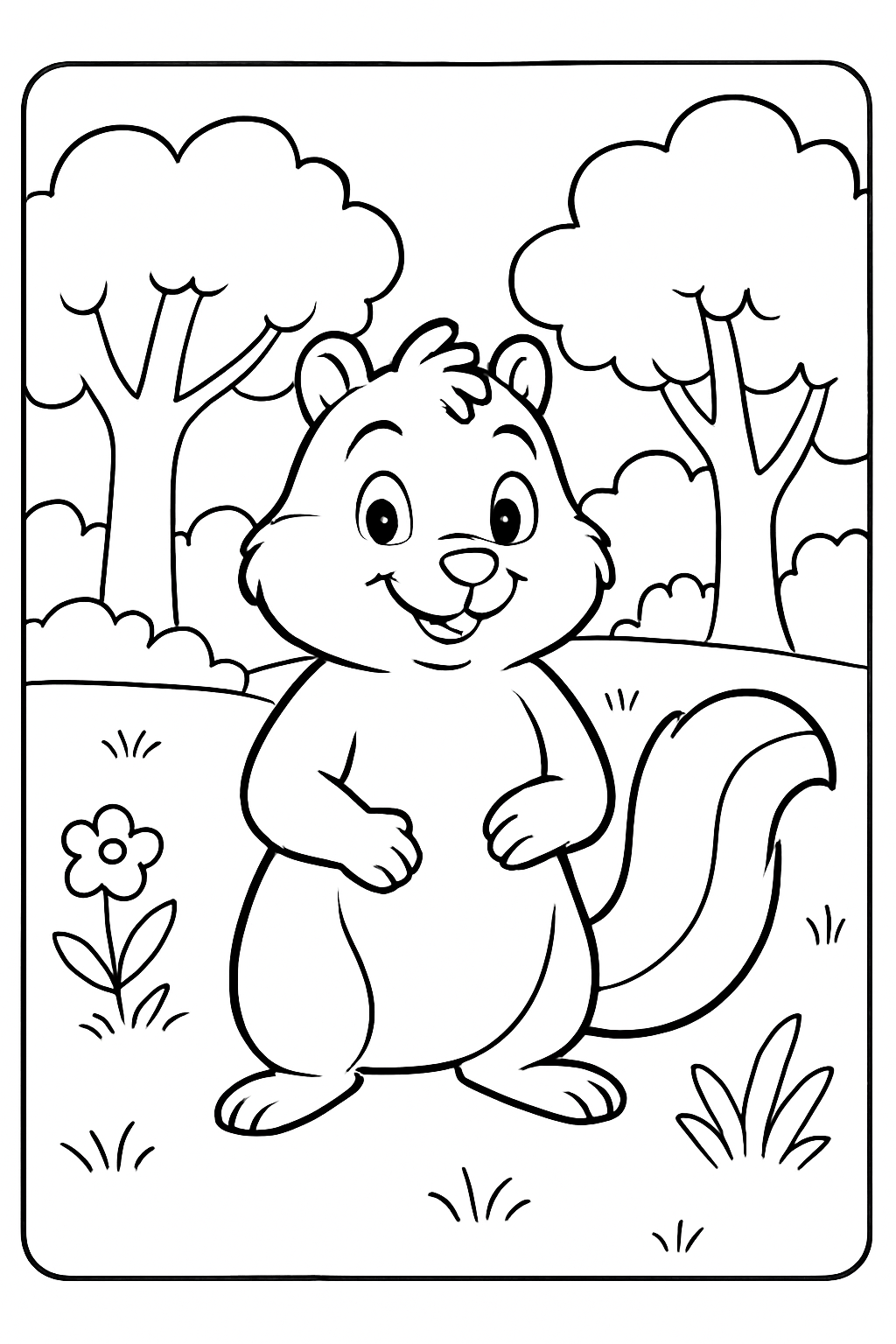 Alvin e os Esquilos para colorir 02