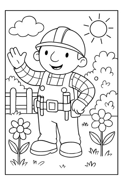 Bob, o Construtor para colorir 12