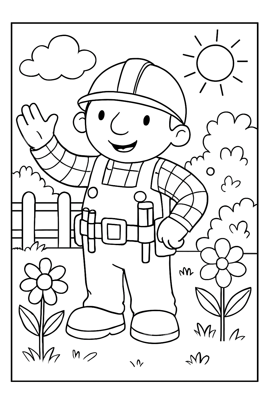 Bob, o Construtor para colorir 12