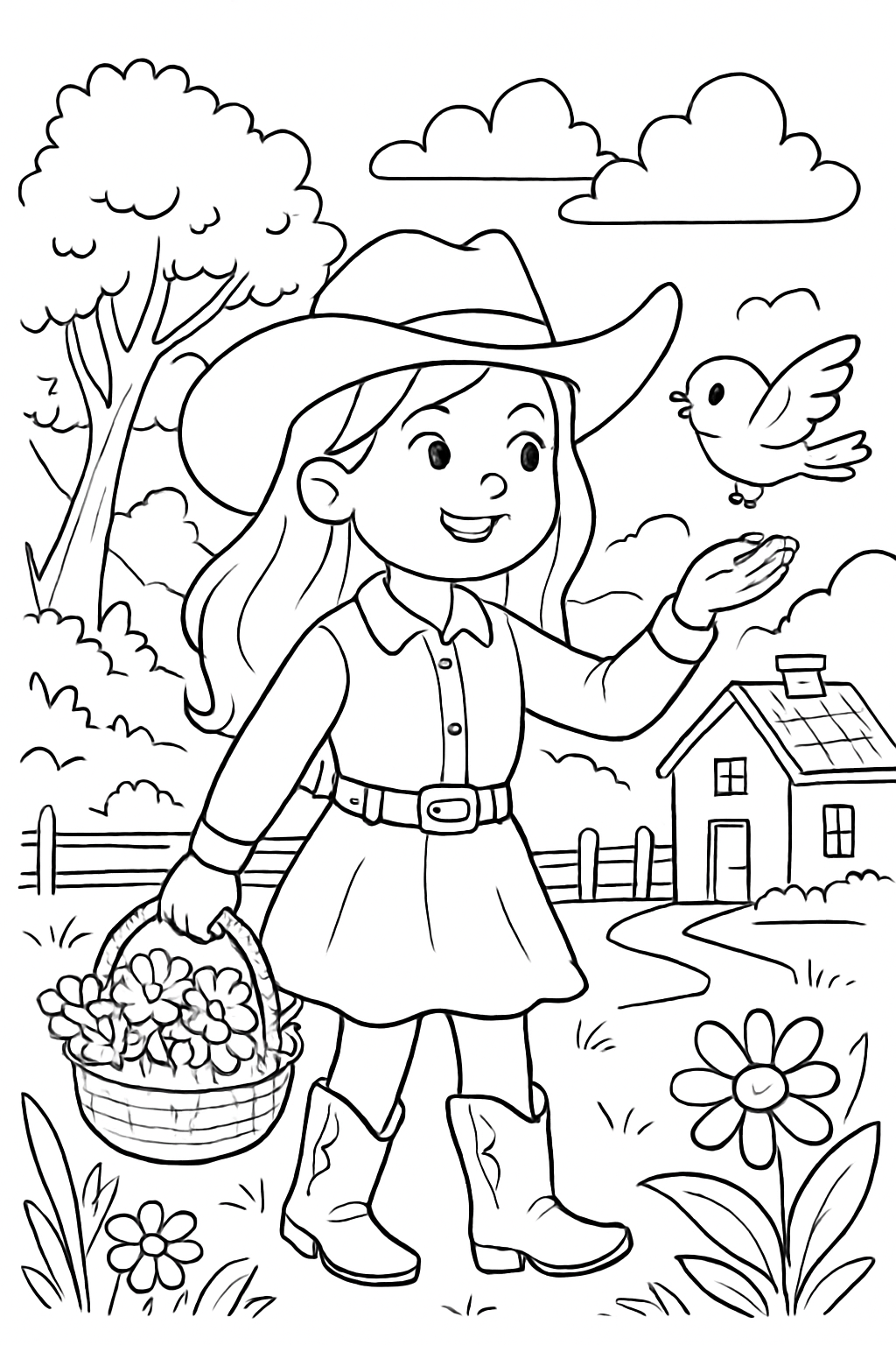 Ana Castela para colorir 11