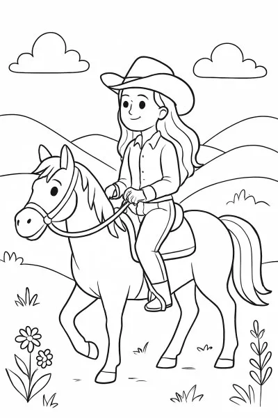 Ana Castela para colorir 06